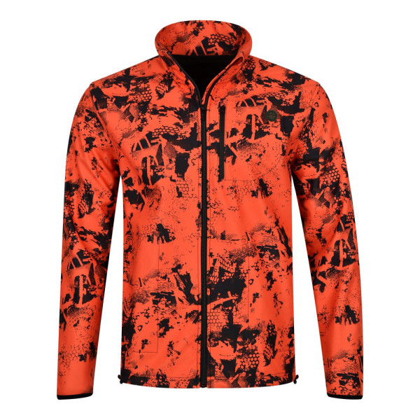 Hi-Vis Camo Fleecejacke